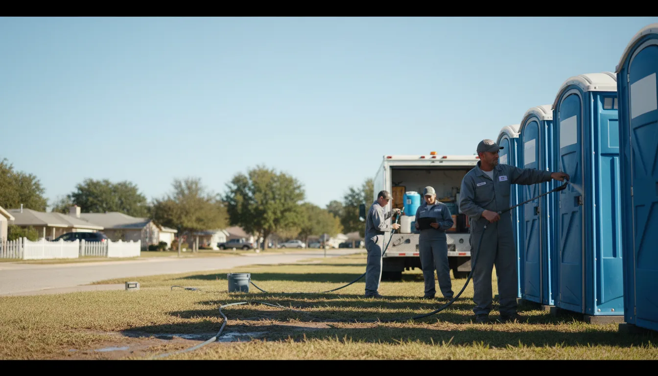 Long-Term Portable Toilet Rental in Rowland, NC near me